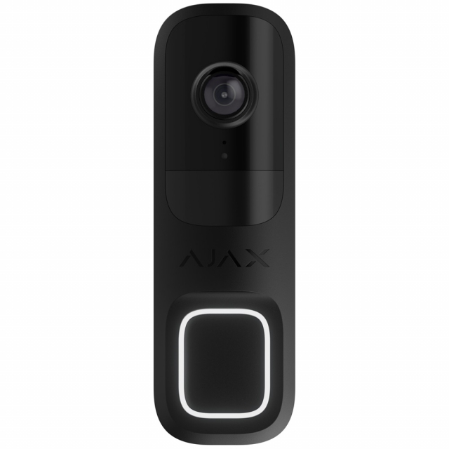 Ajax Doorbell (8EU) ASP black відеодзвінок