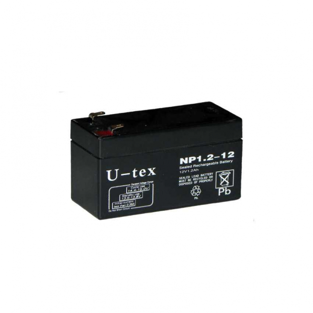 Акумулятор U-tex 12В / 1,2 Ah