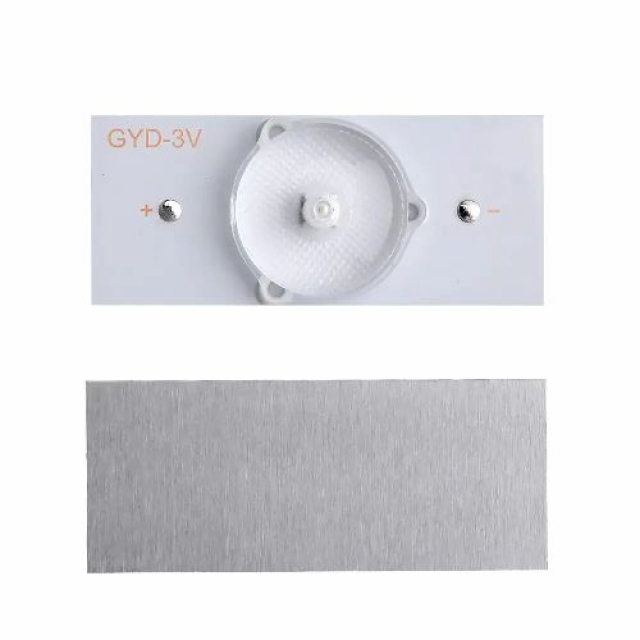 LED 3V світлодіод з лінзою (для ремонту підсвічування матриць, розміри 40x10 мм)