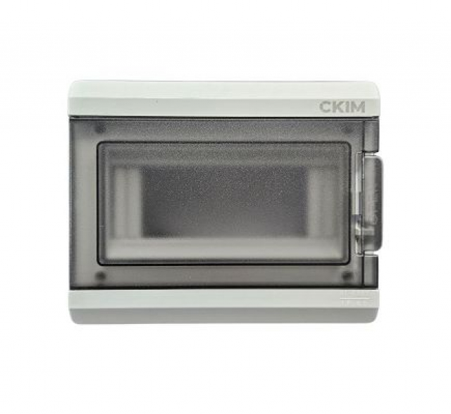 Бокс пласт СКІМ 8 мод, накл. ІP65 (200х150х90 ммм, проз дв.)