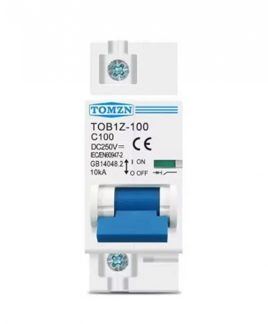 Автоматичний вимикач постійного струму TOMZN TOB1Z-125 1P 250В 100А 1-полюсний