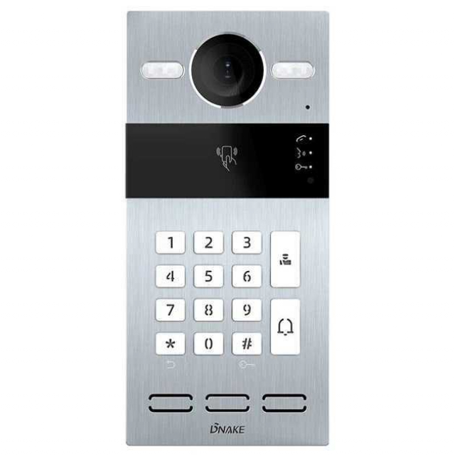 Dnake S213K/S Silver. Виклична панель SIP IP65, IK07